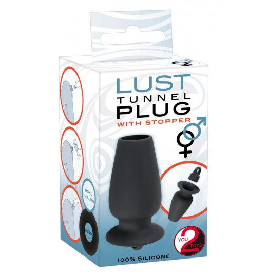 Пробка-туннель с заглушкой Lust Tunnel Plug with Stopper