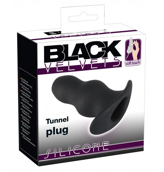 Анальная пробка-туннель с волнообразным рельефом Tunnel Plug Анальная пробка-туннель с волнообразным рельефом Tunnel Plug