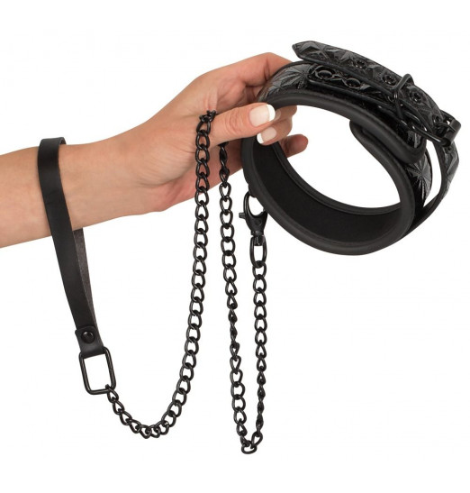 Ошейник и поводок с геометрическим узором Collar with Leash Ошейник и поводок с геометрическим узором Collar with Leash