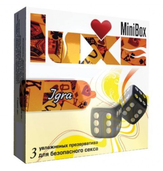 Презервативы Luxe Mini Box  Игра  - 3 шт.