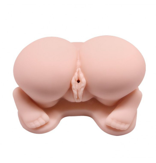 Реалистичная попка с 2 любовными тоннелями и вибрацией