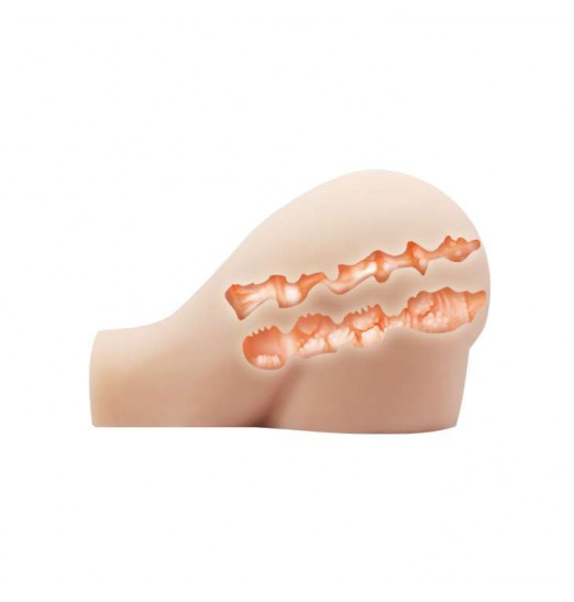 Вагина и анус с вибрацией в позиции догги-стайл