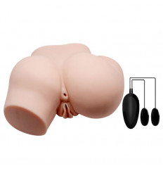 Телесный полуторс с двумя любовными тоннелями и вибрацией