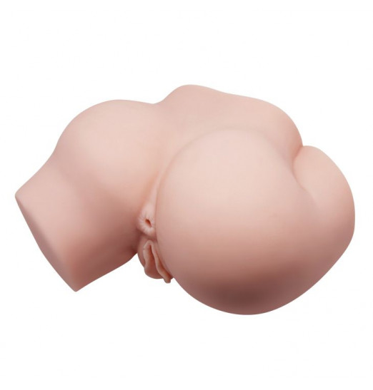 Телесный полуторс с двумя любовными тоннелями и вибрацией Телесный полуторс с двумя любовными тоннелями и вибрацией