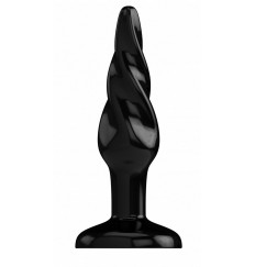Чёрная анальная пробка Butt Plug Rounded 3 Inch - 7,6 см.
