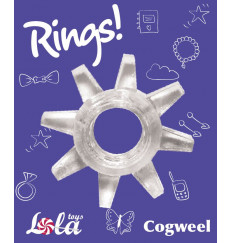 Прозрачное эрекционное кольцо Rings Cogweel