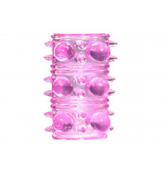 Розовая насадка на пенис Rings Armour