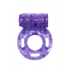 Фиолетовое эрекционное кольцо с вибрацией Rings Axle-pin