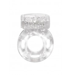 Прозрачное эрекционное кольцо с вибрацией Rings Axle-pin