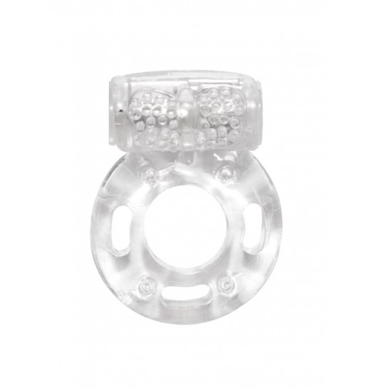 Прозрачное эрекционное кольцо с вибрацией Rings Axle-pin