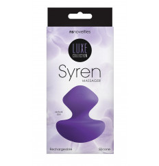 Фиолетовый универсальный вибромассажер Luxe Syren Massager