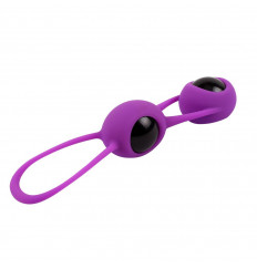 Фиолетовые вагинальные шарики Geisha Balls