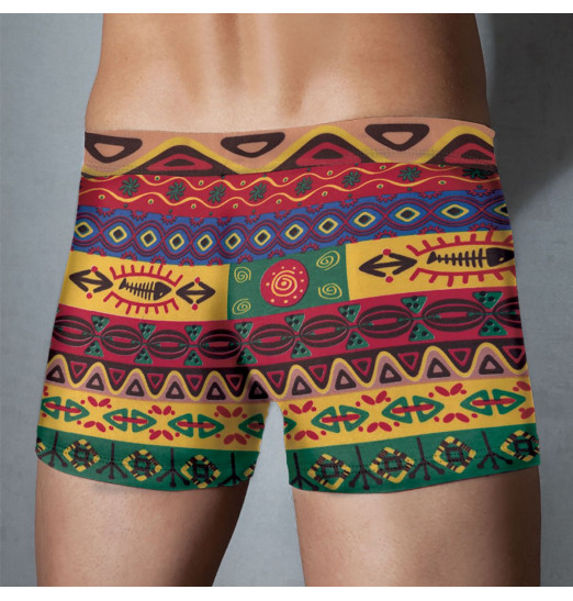 Боксеры с узором в африканском стиле