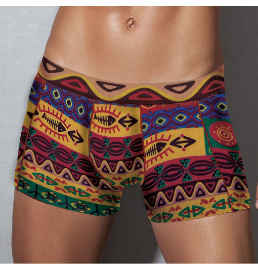 Боксеры с узором в африканском стиле