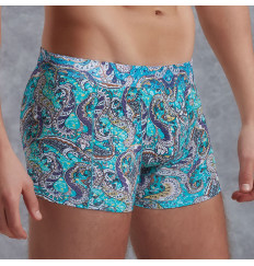 Боксеры с узорами из хлопково-модальной ткани