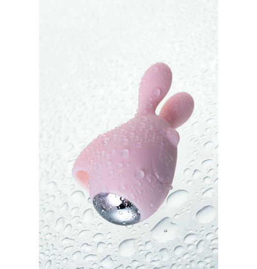 Нежно-розовая вибронасадка на палец DUTTY