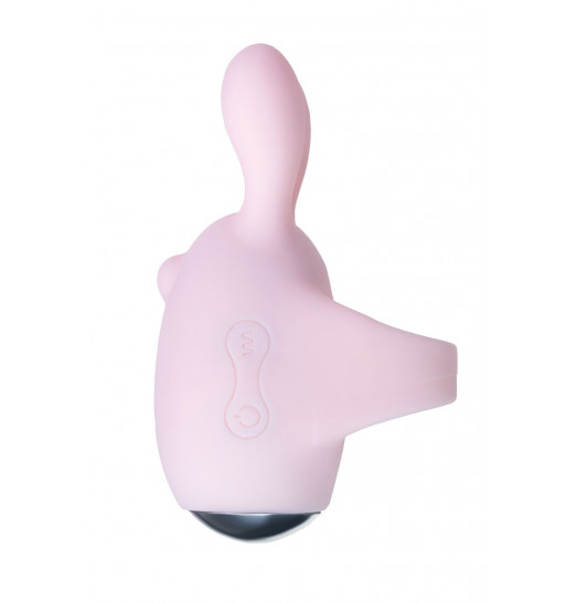 Нежно-розовый набор VITA: вибропуля и вибронасадка на палец Нежно-розовый набор VITA: вибропуля и вибронасадка на палец