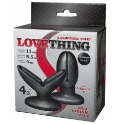 Анально-вагинальный плаг A blooming tulip  М+