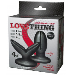 Анально-вагинальный плаг A blooming tulip  М+