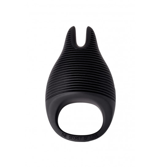 Чёрное эрекционное виброкольцо Erotist из силикона Чёрное эрекционное виброкольцо Erotist из силикона