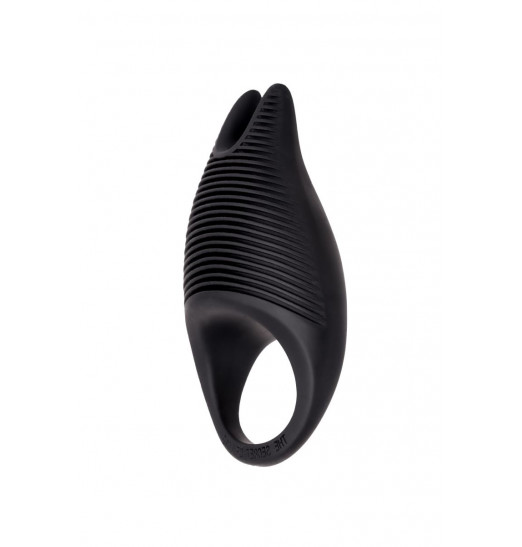 Чёрное эрекционное виброкольцо Erotist из силикона Чёрное эрекционное виброкольцо Erotist из силикона