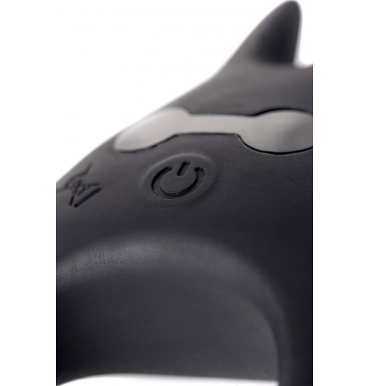 Чёрное эрекционное виброкольцо Erotist из силикона Чёрное эрекционное виброкольцо Erotist из силикона