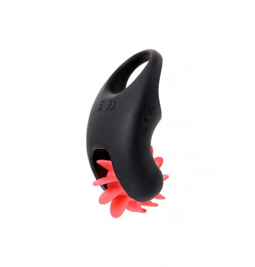 Чёрно-красное эрекционное виброкольцо Erotist Чёрно-красное эрекционное виброкольцо Erotist