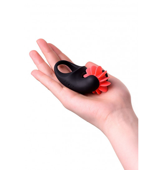 Чёрно-красное эрекционное виброкольцо Erotist Чёрно-красное эрекционное виброкольцо Erotist