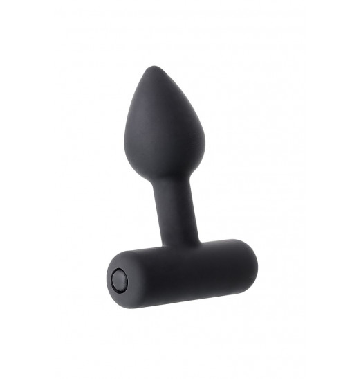 Чёрная анальная мини-вибровтулка Erotist Shaft - 7 см. Чёрная анальная мини-вибровтулка Erotist Shaft - 7 см.