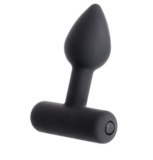 Чёрная анальная мини-вибровтулка Erotist Shaft - 7 см. Чёрная анальная мини-вибровтулка Erotist Shaft - 7 см.