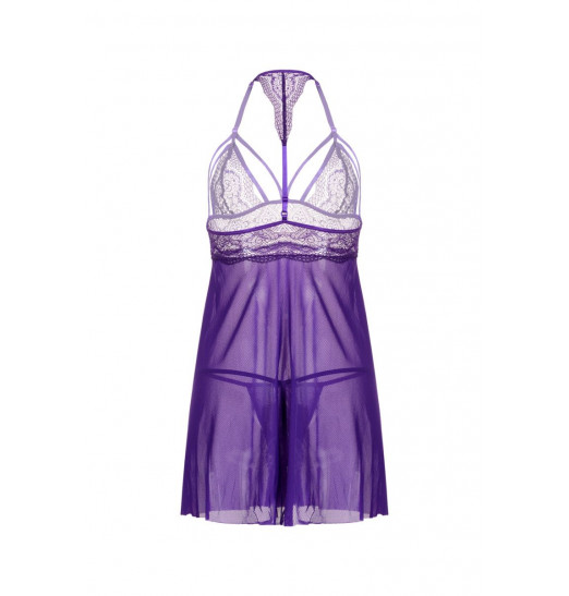 Бэби-долл из мягкой эластичной сетки с кружевным лифом Nevaeh