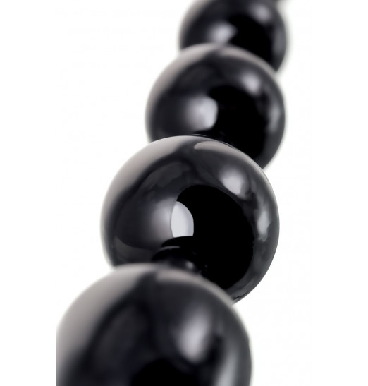 Анальная цепочка черного цвета A-toys - 19,8 см.