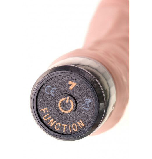 Телесный реалистичный мультискоростной вибратор A-Toys - 20,2 см. Телесный реалистичный мультискоростной вибратор A-Toys - 20,2 см.