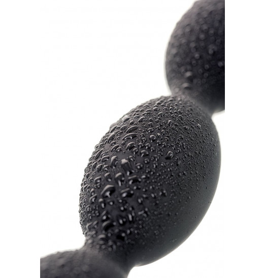 Черная анальная цепочка A-toys - 27,6 см.