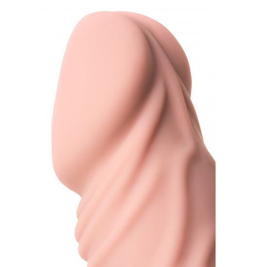 Реалистичный телесный вибратор A-Toys - 19,3 см.