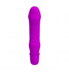Фиолетовый мини-вибратор Stev -13,5 см.