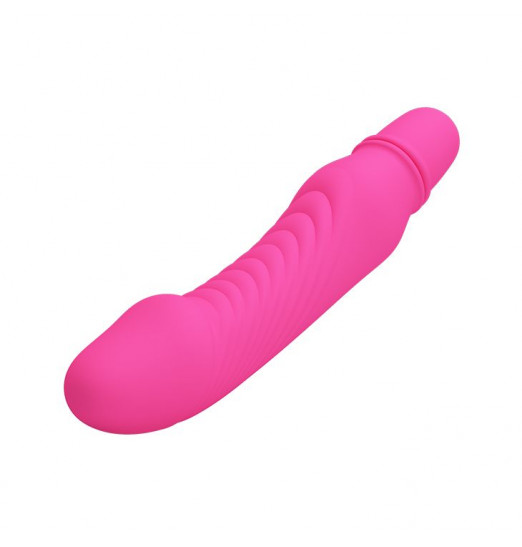 Розовый вибратор Stev - 13,5 см. Розовый вибратор Stev - 13,5 см.
