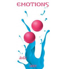 Ярко-розовые вагинальные шарики без сцепки Emotions Lexy Medium