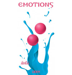 Ярко-розовые вагинальные шарики без сцепки Emotions Lexy Small