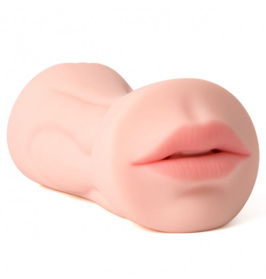 Двусторонний мастурбатор Debby - вагина и ротик