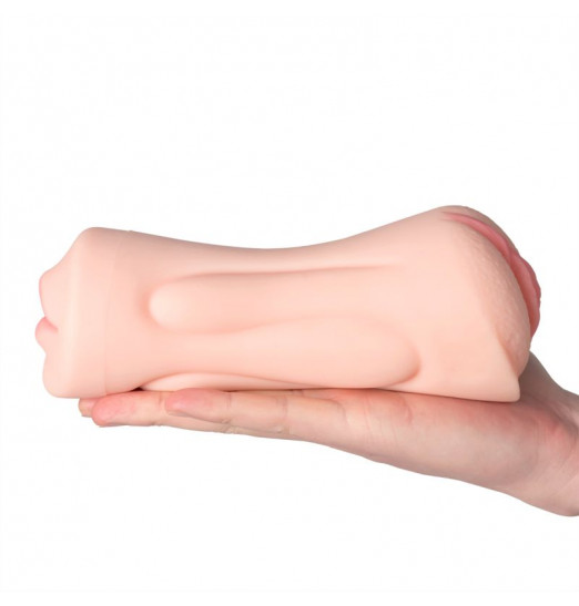 Двусторонний мастурбатор Debby - вагина и ротик