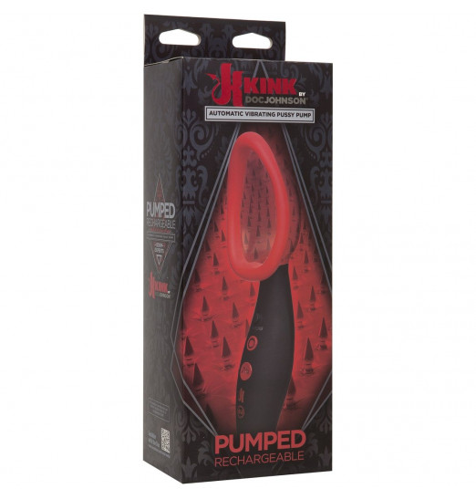 Автоматическая женская вибропомпа Kink Pumped echargeable Automatic Vibrating Pussy Pump