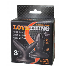 Анально-вагинальный плаг A blooming tulip XS