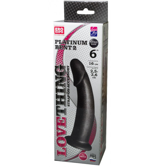 Чёрная насадка на пояс харнесс PLATINUM BENT 2