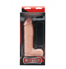 Телесный вибратор-реалистик REALSTUFF 7INCH DONG - 18 см.