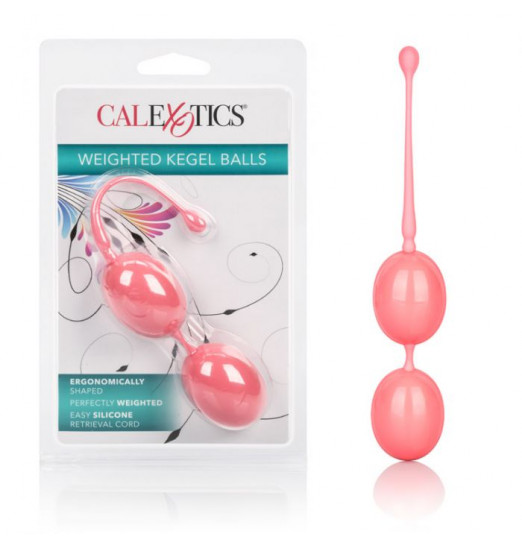 Розовые вагинальные шарики Weighted Kegel Balls