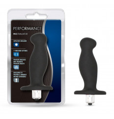 Чёрный вибростимулятор простаты Performance Prostimulator