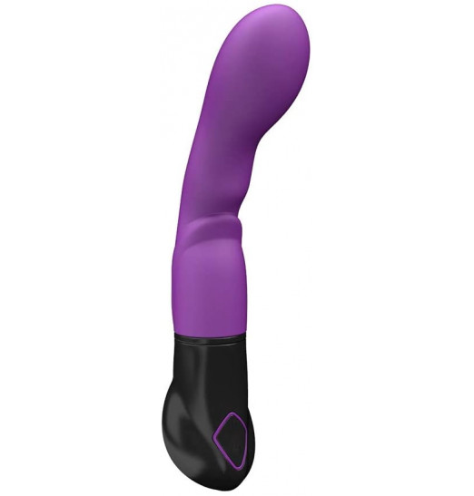 Фиолетовый вибратор для стимуляции G-точки Nyx - 20,1 см.