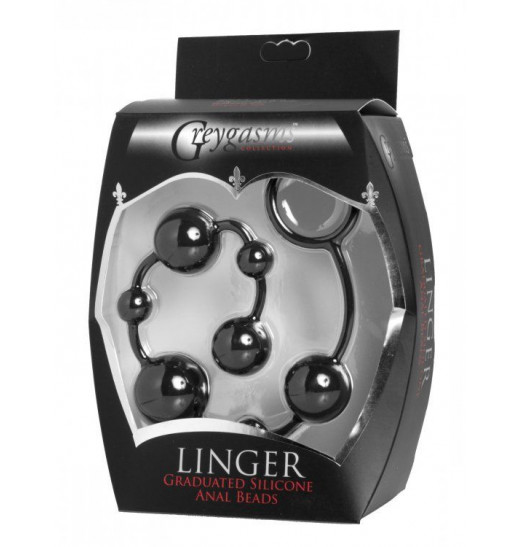 Анальная цепочка Linger Graduated Anal Beads - 35 см.