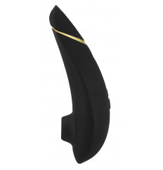 Чёрный бесконтактный клиторальный стимулятор Womanizer Premium